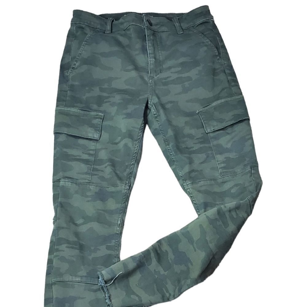 Joe's Camo High-Rise Cargo Jeans